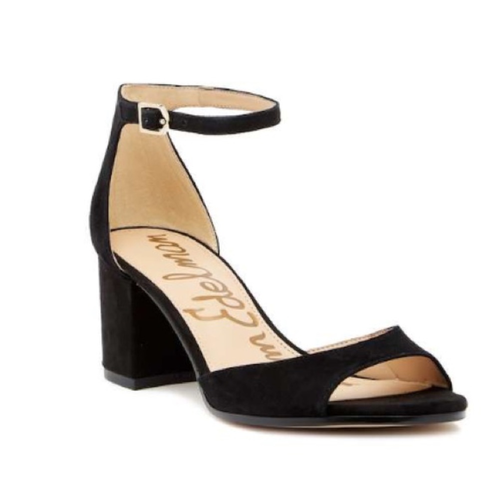 Sam Edelman Susie d’orsay suede heels